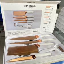 (SIAP KIRIM) LOCK N LOCK KNIFE SET ROSE GOLD