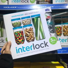 (SIAP KIRIM) LOCK N LOCK INTERLOCK BLUE ISI BANYAK GET 5PCS