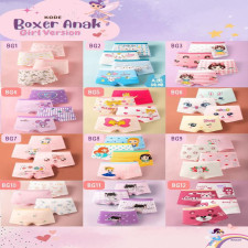 (SIAP KIRIM) BOXER ANAK GIRL KODE BG12 SIZE 3XL