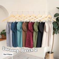 (SIAP KIRIM) SAROONG FOR KIDS BATCH 2 POLOS 10T BLACK 