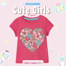 (SIAP KIRIM) KAOS MURAH ANAK CUTE GIRLS 6T
