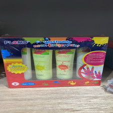 (SIAP KIRIM) FLOMO FINGER PAINT NEON COLOR 