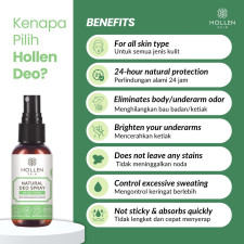 (SIAP KIRIM) HOLEN SKIN DEODORANT ALOEVERA