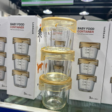 (SIAP KIRIM) BABY FOOD CONTAINER ISI 3 SZ 330ML