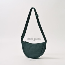 (SIAP KIRIM) HALFMOON BAG DARK GREEN