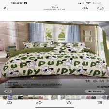(SIAP KIRIM) SPREI CANTIK 90 X 200